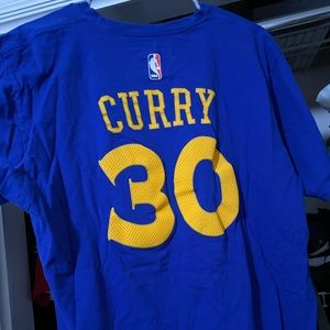 XL Adidas “the go to tee” Golden State Warriors Steph Curry shirt with number